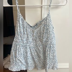 Brandy Melville Floral Apron Top